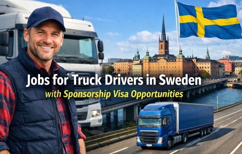 Jobs for Truck Drivers in Sweden with Sponsorship Visa Opportunities